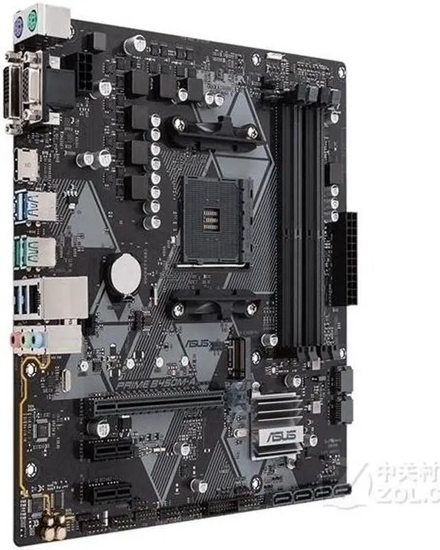 Alt view image 2 of 4 - ASUS PRIME B450M-A Socket AM4 DDR4 128GB Micro ATX Motherboard