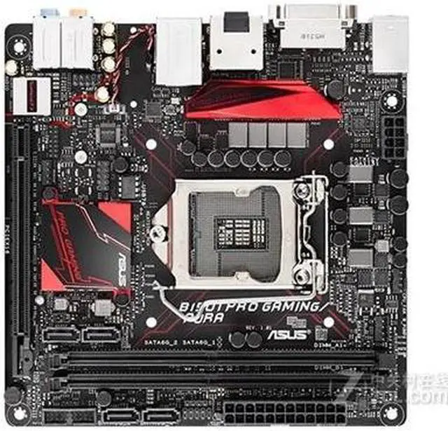 Main image of ASUS B150I PRO GAMING/AURA LGA 1151 DDR4 32GB Mini-ITX Motherboard