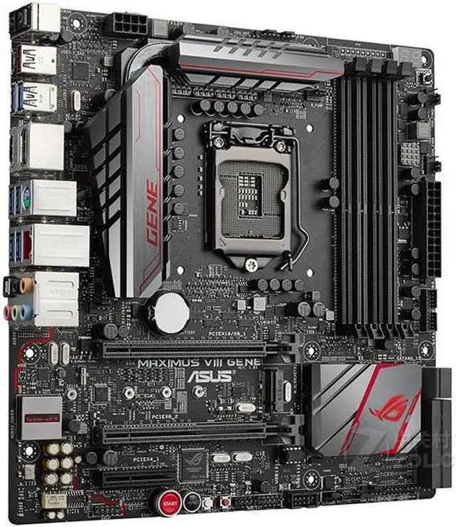 Alt view image 3 of 4 - ASUS MAXIMUS VIII GENE LGA 1151 DDR4 64GB Micro ATX Motherboard
