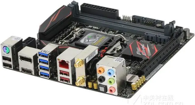 Alt view image 4 of 5 - ASUS Z170I PRO GAMING LGA 1151 DDR4 32GB Mini-ITX Motherboard