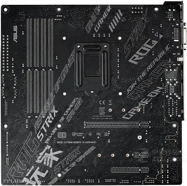 Alt view image 3 of 4 - ASUS ROG STRIX B365-G GAMING LGA 1151 DDR4 64GB Micro ATX Motherboard