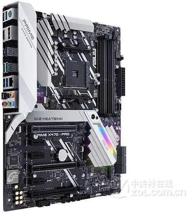 Alt view image 3 of 4 - ASUS PRIME X470-PRO Socket AM4 DDR4 64GB ATX Motherboard
