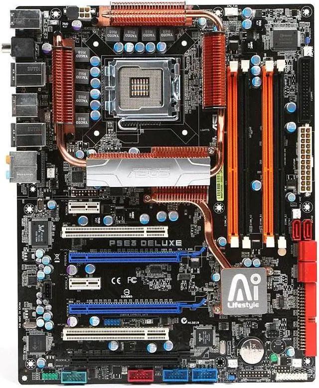 Main image of ASUS P5E3 Deluxe LGA 775 DDR3 8GB ATX Motherboard