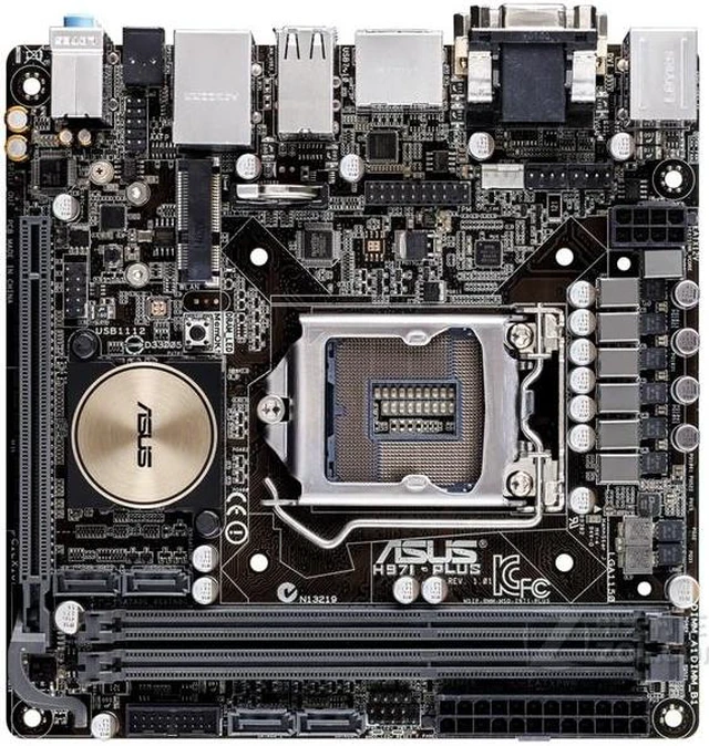Main image of ASUS H97I-PLUS LGA 1150 Intel H97 DDR3 16GB Mini-ITX Motherboard