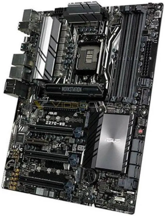Alt view image 2 of 2 - ASUS Z270-WS LGA 1151 DDR4 64GB ATX Motherboard