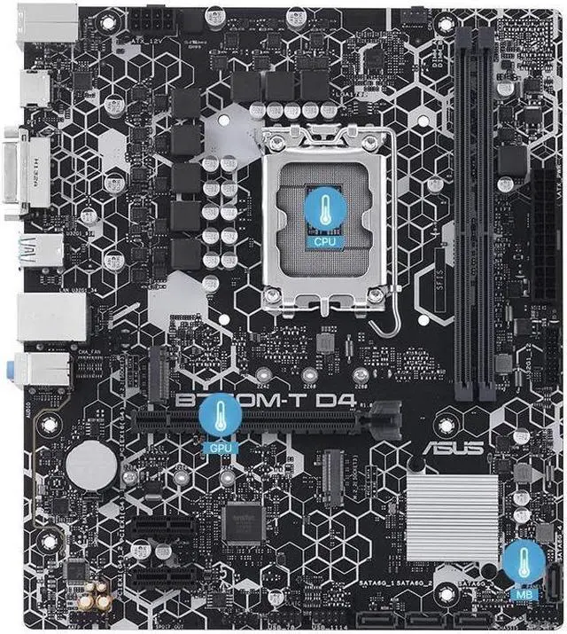 Main image of ASUS B760M-T D4 LGA 1700 DDR4 64GB Micro ATX Motherboard