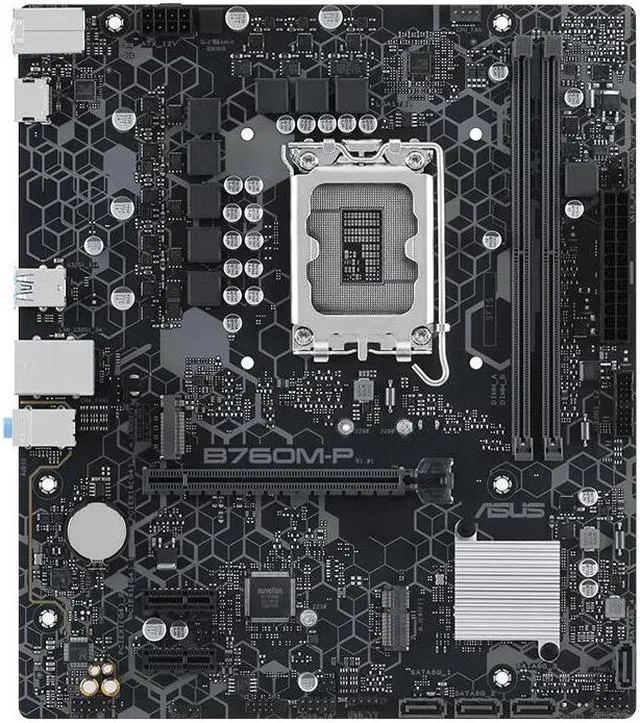 Main image of ASUS B760M-P LGA 1700 DDR5 96GB Micro ATX Motherboard