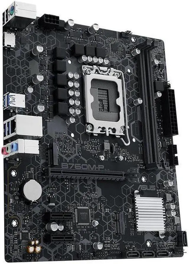 Alt view image 2 of 4 - ASUS B760M-P LGA 1700 DDR5 96GB Micro ATX Motherboard