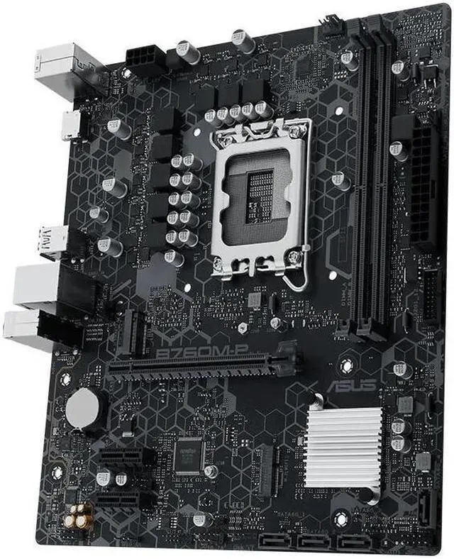 Alt view image 3 of 4 - ASUS B760M-P LGA 1700 DDR5 96GB Micro ATX Motherboard