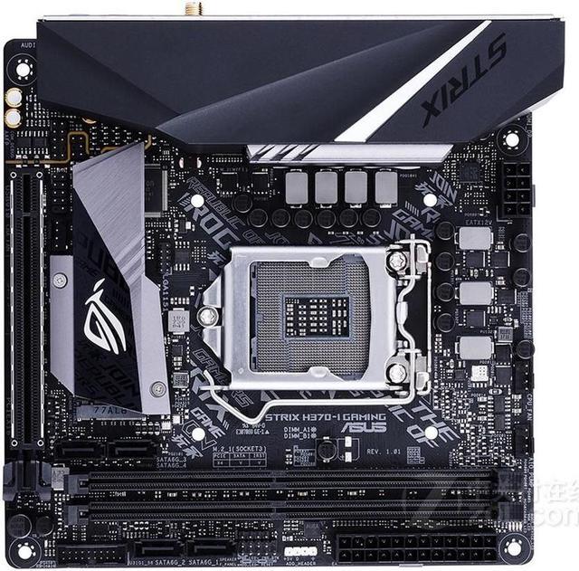 Alt view image 2 of 5 - ASUS ROG STRIX H370-I GAMING LGA 1151 DDR4 32GB Mini-ITX Motherboard