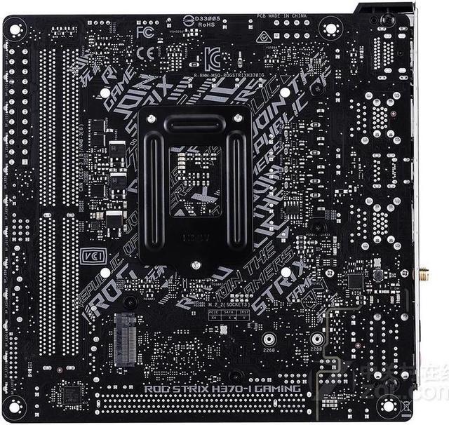 Alt view image 3 of 5 - ASUS ROG STRIX H370-I GAMING LGA 1151 DDR4 32GB Mini-ITX Motherboard