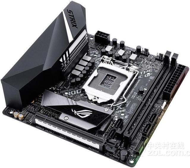 Alt view image 4 of 5 - ASUS ROG STRIX H370-I GAMING LGA 1151 DDR4 32GB Mini-ITX Motherboard