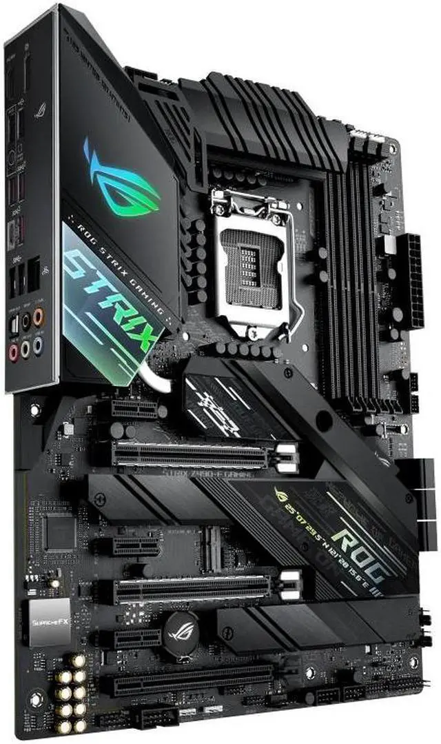 Alt view image 2 of 7 - ASUS ROG STRIX Z490-F GAMING LGA 1200 DDR4 128GB ATX Motherboard