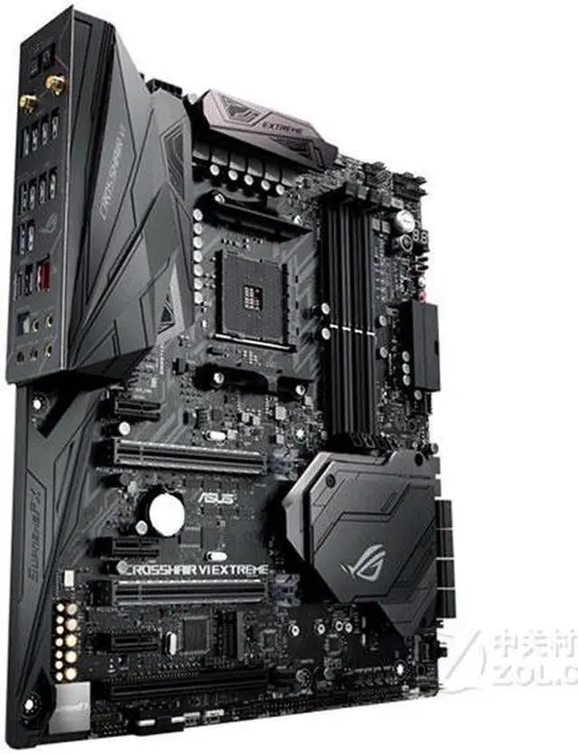 Alt view image 2 of 4 - ASUS ROG CROSSHAIR VI EXTREME Socket AM4 DDR4 64GB E-ATX Motherboard