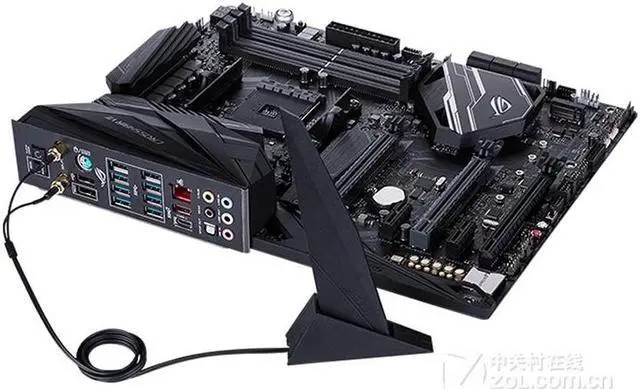 Alt view image 4 of 5 - ASUS ROG CROSSHAIR VII HERO (WI-FI) Socket AM4 DDR4 64GB ATX Motherboard