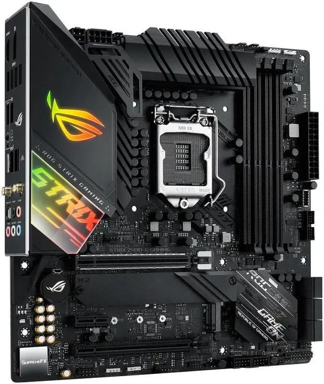 Alt view image 2 of 4 - ASUS ROG STRIX Z490-G GAMING (WI-FI) LGA 1200 DDR4 128GB Micro ATX Motherboard