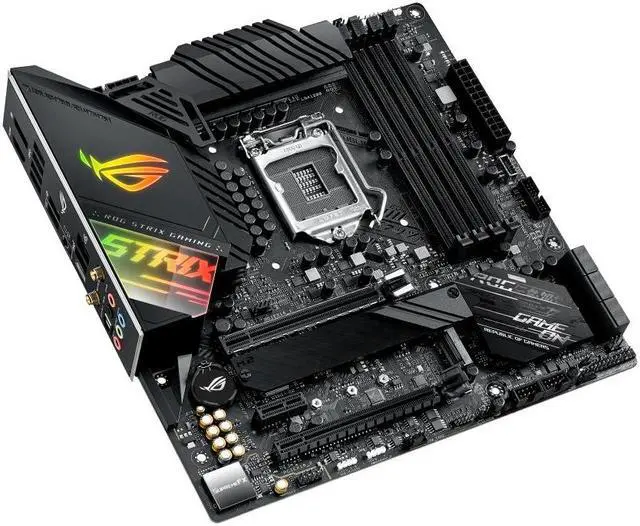 Alt view image 3 of 4 - ASUS ROG STRIX Z490-G GAMING (WI-FI) LGA 1200 DDR4 128GB Micro ATX Motherboard