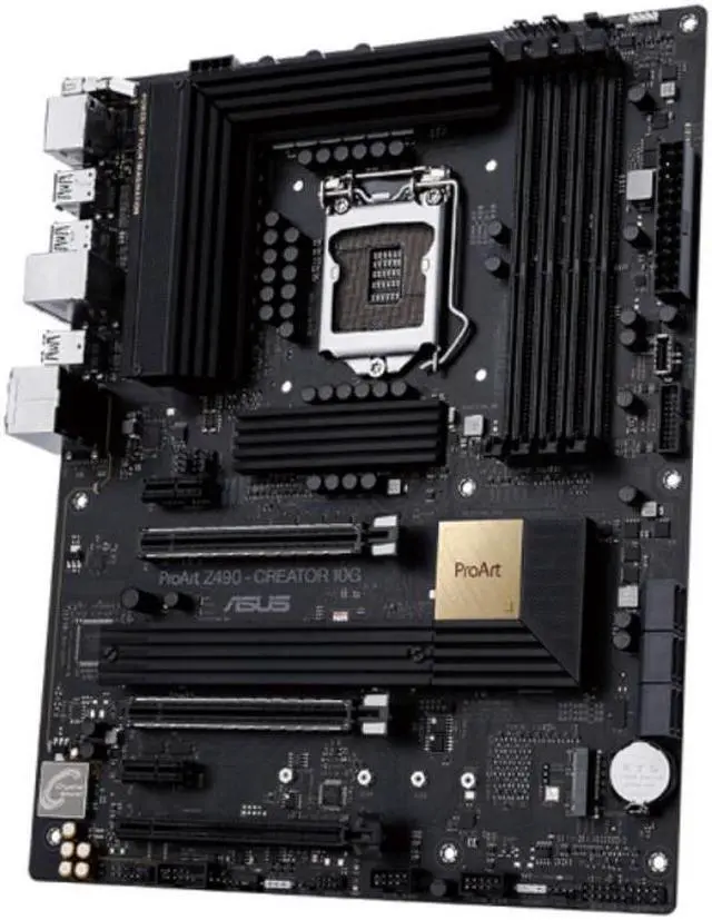 Alt view image 3 of 4 - ASUS ProArt Z490-Creator 10G LGA 1200 DDR4 128GB ATX Motherboard