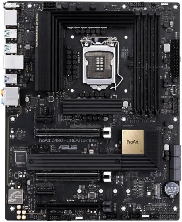 Alt view image 2 of 4 - ASUS ProArt Z490-Creator 10G LGA 1200 DDR4 128GB ATX Motherboard