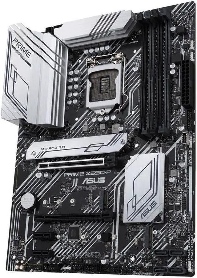 Alt view image 3 of 5 - ASUS PRIME Z590-P LGA 1200 DDR4 128GB ATX Motherboard