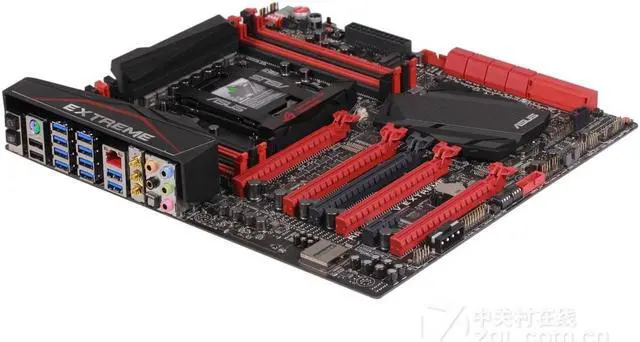 Alt view image 4 of 4 - ASUS RAMPAGE V EXTREME LGA 2011-V3 DDR4 64GB ATX Motherboard