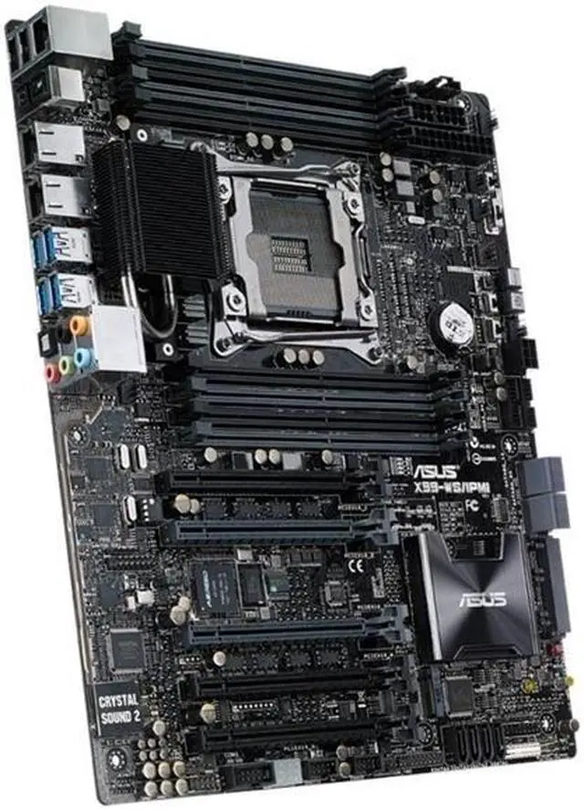 Alt view image 3 of 8 - ASUS X99-WS/IPMI LGA 2011-V3 DDR4 128GB ATX Motherboard