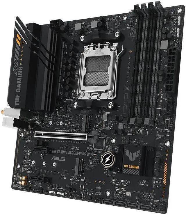 Alt view image 2 of 4 - ASUS TUF GAMING A620M-PLUS WIFI Socket AM5 DDR5 192GB Micro ATX Motherboard