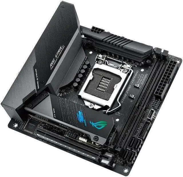 Alt view image 3 of 4 - ASUS ROG STRIX Z490-I GAMING LGA 1200 DDR4 64GB Mini-ITX Motherboard