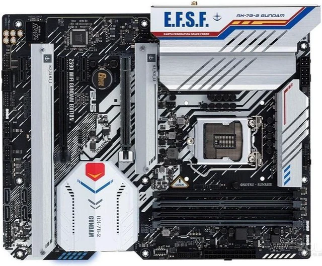 ASUS Z590 WIFI GUNDAM EDITION LGA 1200 Intel Z590 DDR4 128GB ATX Motherboard