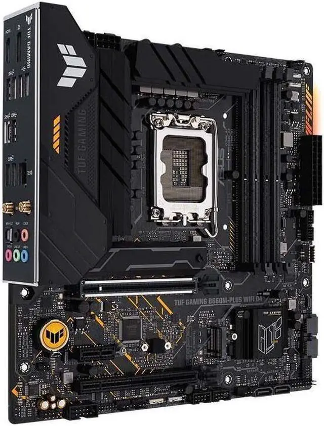 Alt view image 3 of 4 - ASUS TUF GAMING B660M-PLUS WIFI D4 LGA 1700 DDR4 128GB Micro ATX Motherboard