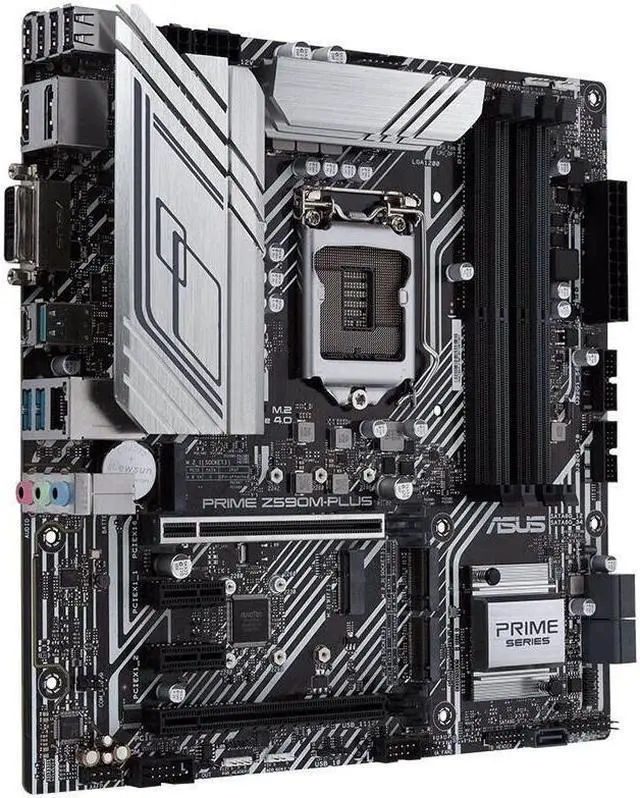 Alt view image 2 of 4 - ASUS PRIME Z590M-PLUS LGA 1200 DDR4 128GB Micro ATX Motherboard