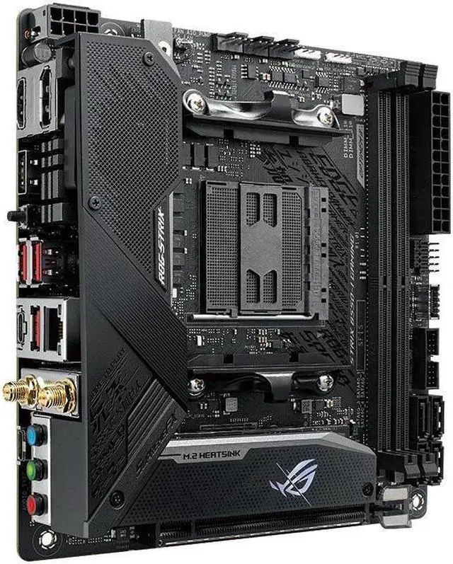 Alt view image 3 of 4 - ASUS ROG STRIX B550-I GAMING Socket AM4 DDR4 64GB Mini-ITX Motherboard