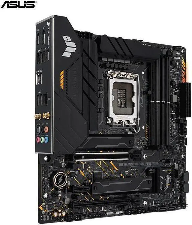 Alt view image 3 of 5 - ASUS TUF GAMING B660M-PLUS WIFI LGA 1700 DDR5 192GB Micro ATX Motherboard