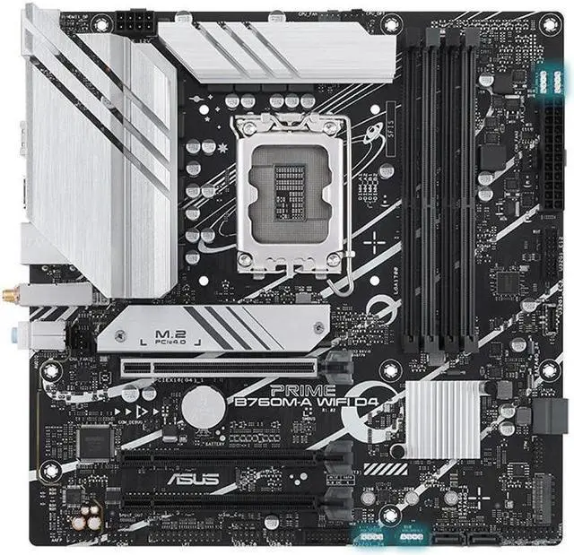 Main image of ASUS PRIME B760M-A WIFI D4 LGA 1700 DDR4 128GB Micro ATX Motherboard