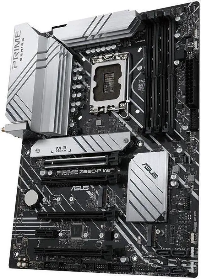 Alt view image 3 of 3 - ASUS PRIME Z690-P WIFI LGA 1700 DDR5 192GB ATX Motherboard