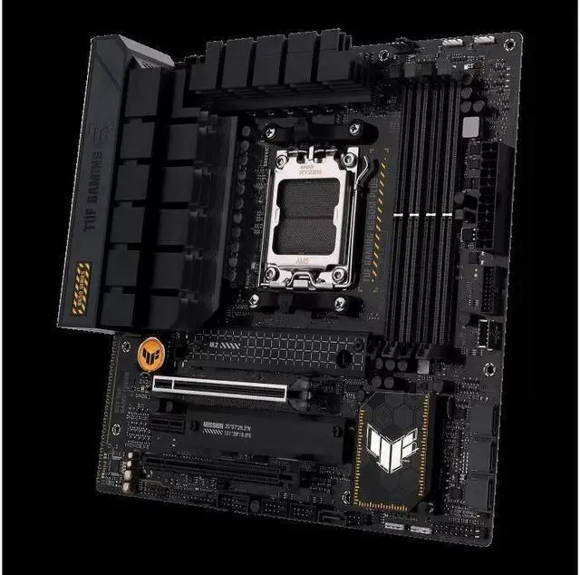 Alt view image 3 of 4 - ASUS TUF GAMING B650M-PLUS Socket AM5 DDR5 192GB Micro ATX Motherboard