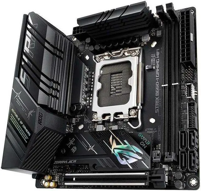 Alt view image 2 of 5 - ASUS ROG STRIX B660-I GAMING WIFI LGA 1700 DDR5 96GB Mini-ITX Motherboard