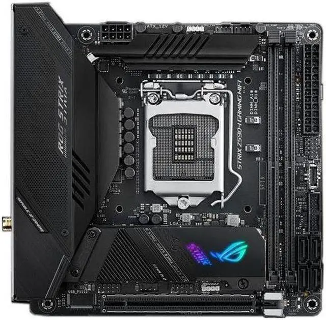 Main image of ASUS ROG STRIX Z590-I GAMING WIFI LGA 1200 DDR4 64GB Mini-ITX Motherboard