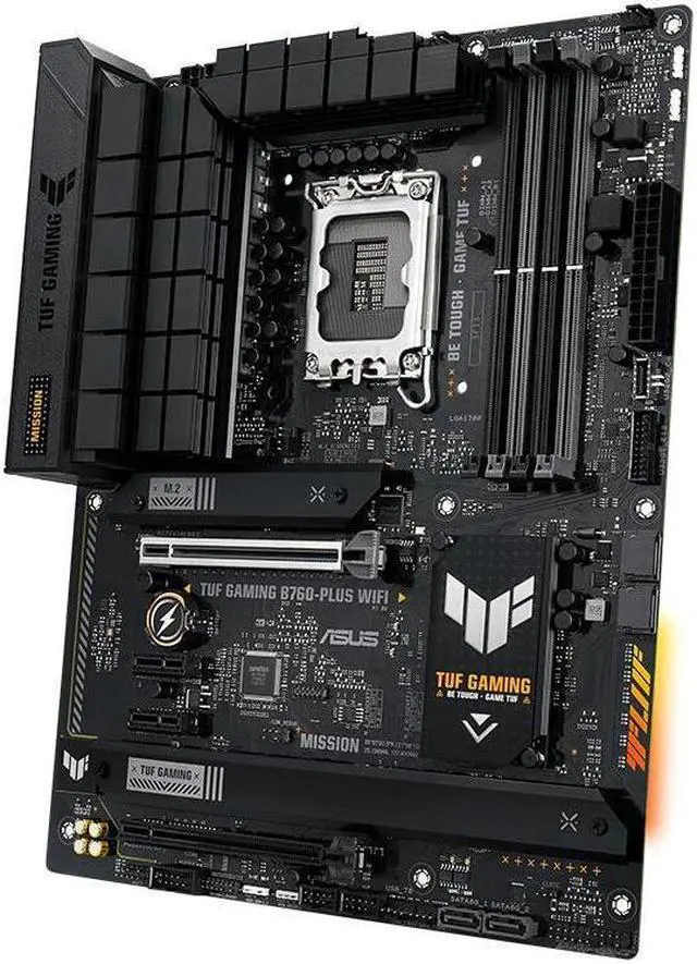 Alt view image 2 of 3 - ASUS TUF GAMING B760-PLUS WIFI LGA 1700 DDR5 192GB ATX Motherboard