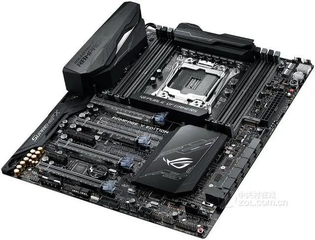 Alt view image 3 of 4 - ASUS ROG RAMPAGE V EDITION 10 LGA 2011-V3 DDR4 128GB E-ATX Motherboard