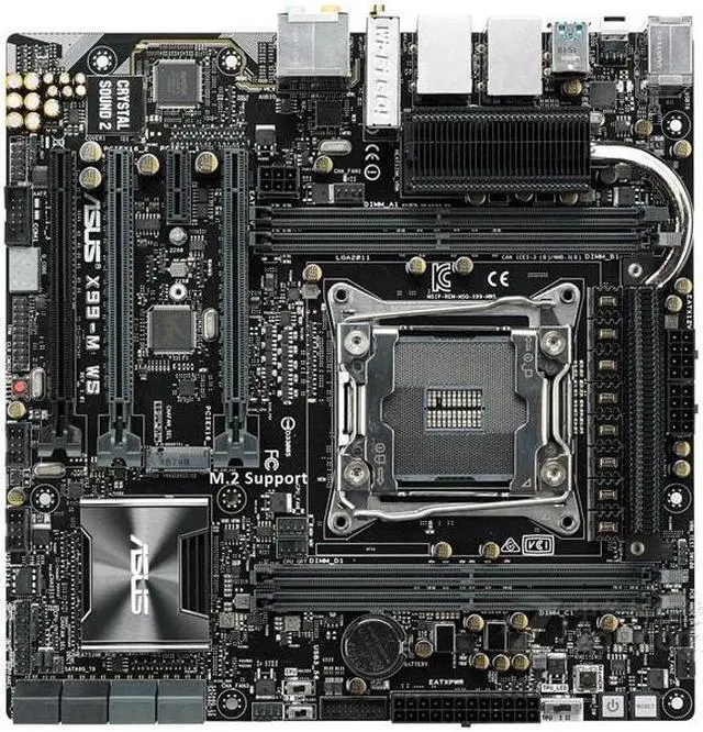 Main image of ASUS X99-M WS LGA 2011-V3 DDR4 64GB Micro ATX Motherboard