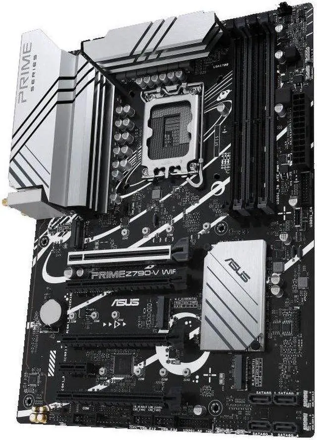 Alt view image 3 of 4 - ASUS PRIME Z790-V WIFI LGA 1700 DDR5 192GB ATX Motherboard