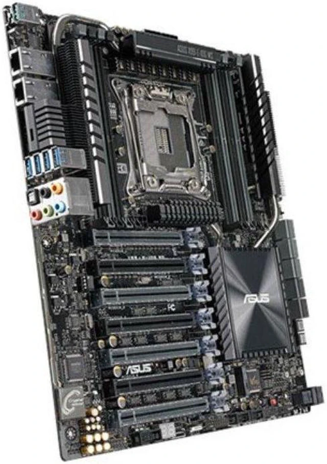 Alt view image 2 of 4 - ASUS X99-E-10G WS LGA 2011-V3 Intel X99 DDR4 128GB E-ATX Motherboard