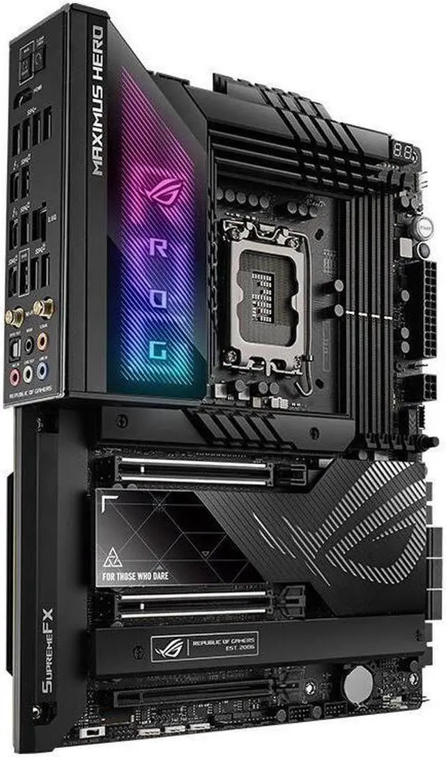 Alt view image 2 of 4 - ASUS ROG MAXIMUS Z790 HERO LGA 1700 DDR5 192GB ATX Motherboard