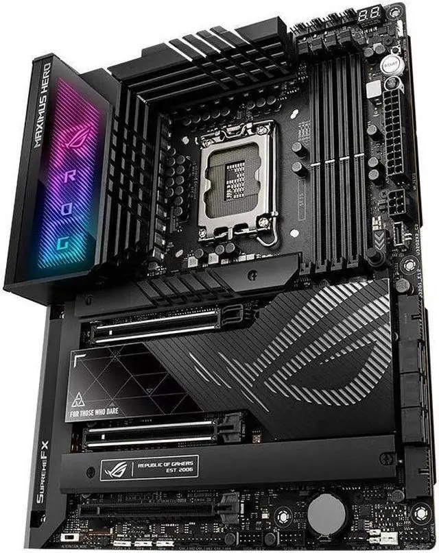 Alt view image 3 of 4 - ASUS ROG MAXIMUS Z790 HERO LGA 1700 DDR5 192GB ATX Motherboard