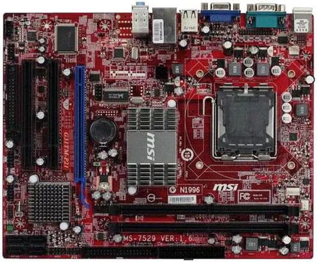 Main image of MSI G31TM-P21 Intel G31 LGA 775 DDR2 8GB Micro ATX Motherboard