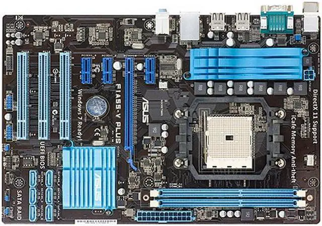 Main image of ASUS F1A55-V PLUS Socket FM1 DDR3 16GB ATX Motherboard