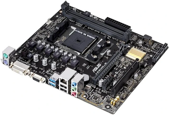 Alt view image 2 of 3 - ASUS A68HM-F Socket FM2+ AMD A68H DDR3 32GB Micro ATX Motherboard
