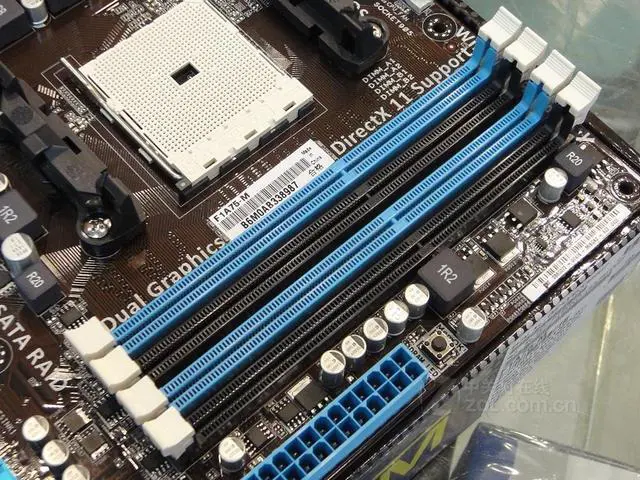 Alt view image 4 of 4 - ASUS F1A75-M Socket FM1 DDR3 64GB Micro ATX Motherboard