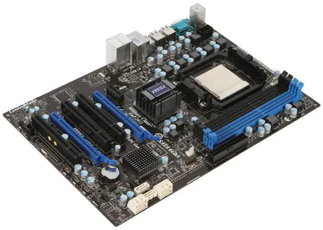 Alt view image 2 of 4 - MSI 870S-G46 AMD 870 Socket AM3 DDR3 32GB ATX Motherboard